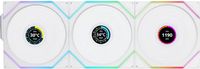 Lian Li UNI FAN TL LCD Wireless 120mm White 3-pack