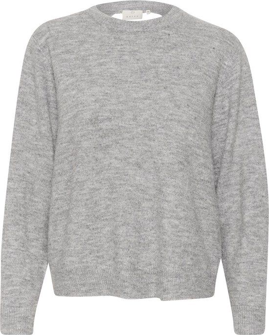 Kaffe Kamalene Open Back Pullover - Grey Melange - Women's Size L