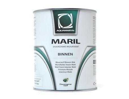 Aquamarijn Maril Binnenmuurverf - Wit - 1L - 8716544028197