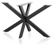 Châssis de table en acier Spider, 71x68x120 cm, noir