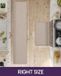 Tapis de cuisine sans marque, set de 2, beige, 43,5 x 75 cm + 43,5 x 200 cm