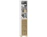 Homcom Badkamerkolomkast 35x26x173cm MDF Wit