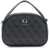 GUESS Coleen Logo Top Zip Crossbody Coal Logo donkergrijs schoudertas