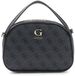 GUESS Coleen Logo Top Zip Crossbody Coal Logo donkergrijs schoudertas