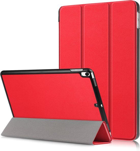 BTH iPad Air 10.5 (2019) Tri-Fold Hoesje Case Hoes Smart Cover - Rood