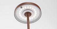 Zafferano Poldina Reverso Donkergrijze LED tafellamp
