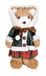 Ciao Kerst Teddybeer Vrouw (30cm) poppendecoratie in natuurlijk materiaal en stof, groen