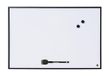 Bi-Office New Basic Whiteboard, magnetisch, zwart frame, 585 x 385 mm