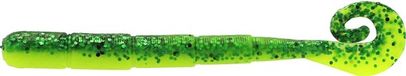 Westin Ned worm Curltail Fireflash (5cm) vert 6 pièce(s)