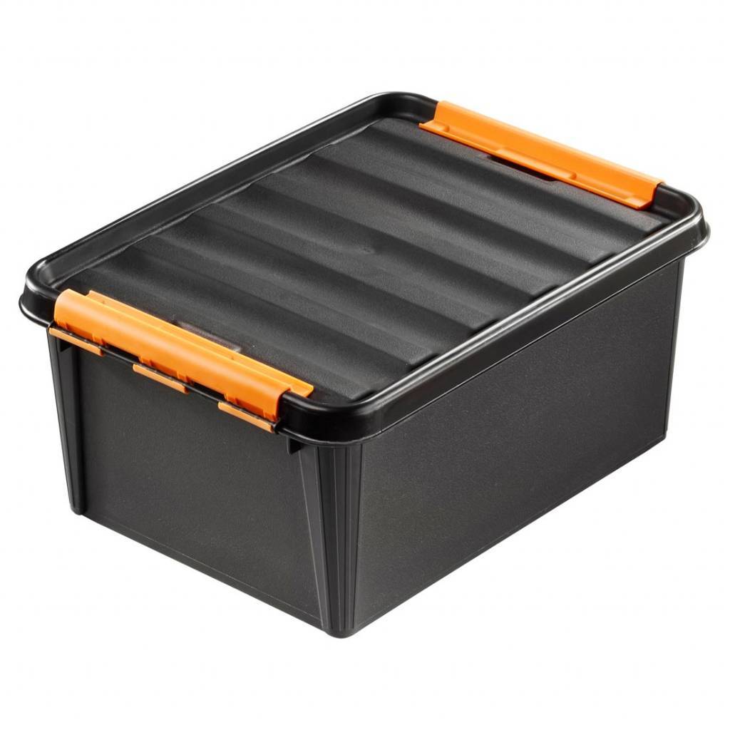 SmartStore Clipbox Pro 31 zwart (50 x 39 x 26 cm) 32 liter "onbreekbaar!"