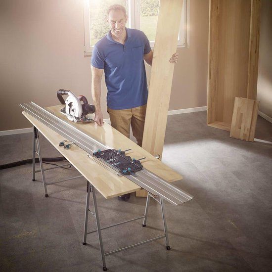 Wolfcraft FKS 145 Geleiderail Verlengset - 1100mm