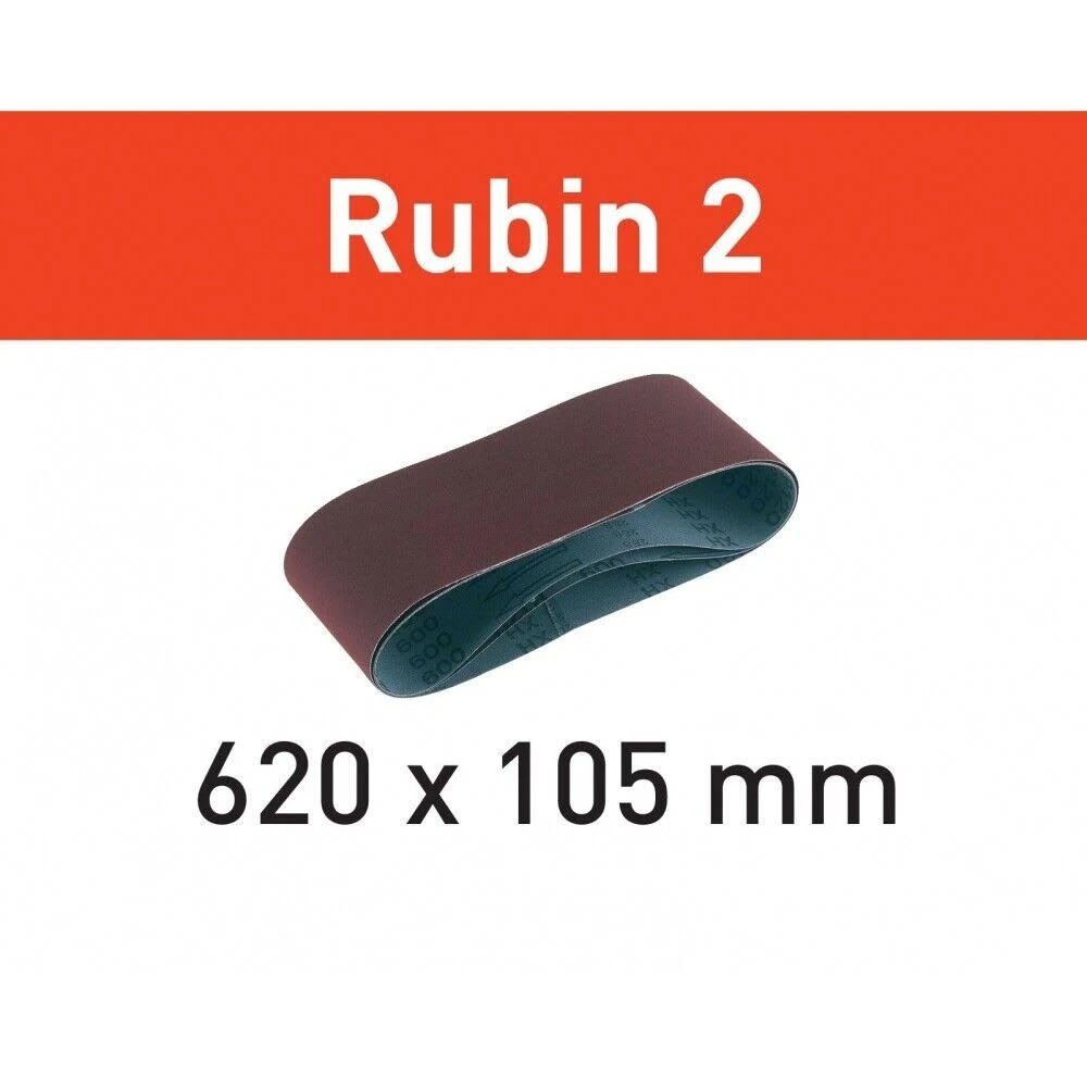 Schuurband L620X105-P80 Rubin 2 VE=10 - 499151