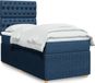 Maison Exclusive - Sommier à lattes de lit avec matelas bleu 80x200 cm tissu