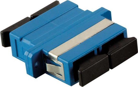 Logilink SC/SC glasvezeladapter SC/SC Blauw 1 stuk(s)