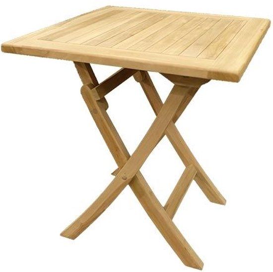 Buitengewoon Boet Teak Klaptafel - 70x70