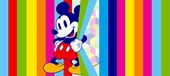 Mickey Disney Mickey Mouse, niet-geweven fotobehang voor een kinderkamer, 202 x 90 cm.