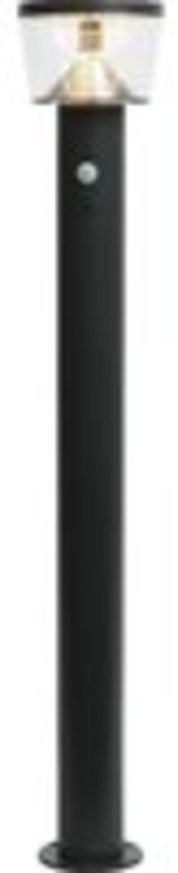 Decoris LED solar tuinlamp sensor - wit - kunststof