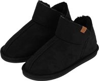 Apollo Pantoffels Dames - Boots Suede - Zwart - Maat 37/38
