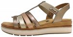 Relife Chaussures femme Sandales Compensées Sandalette Or Loisir