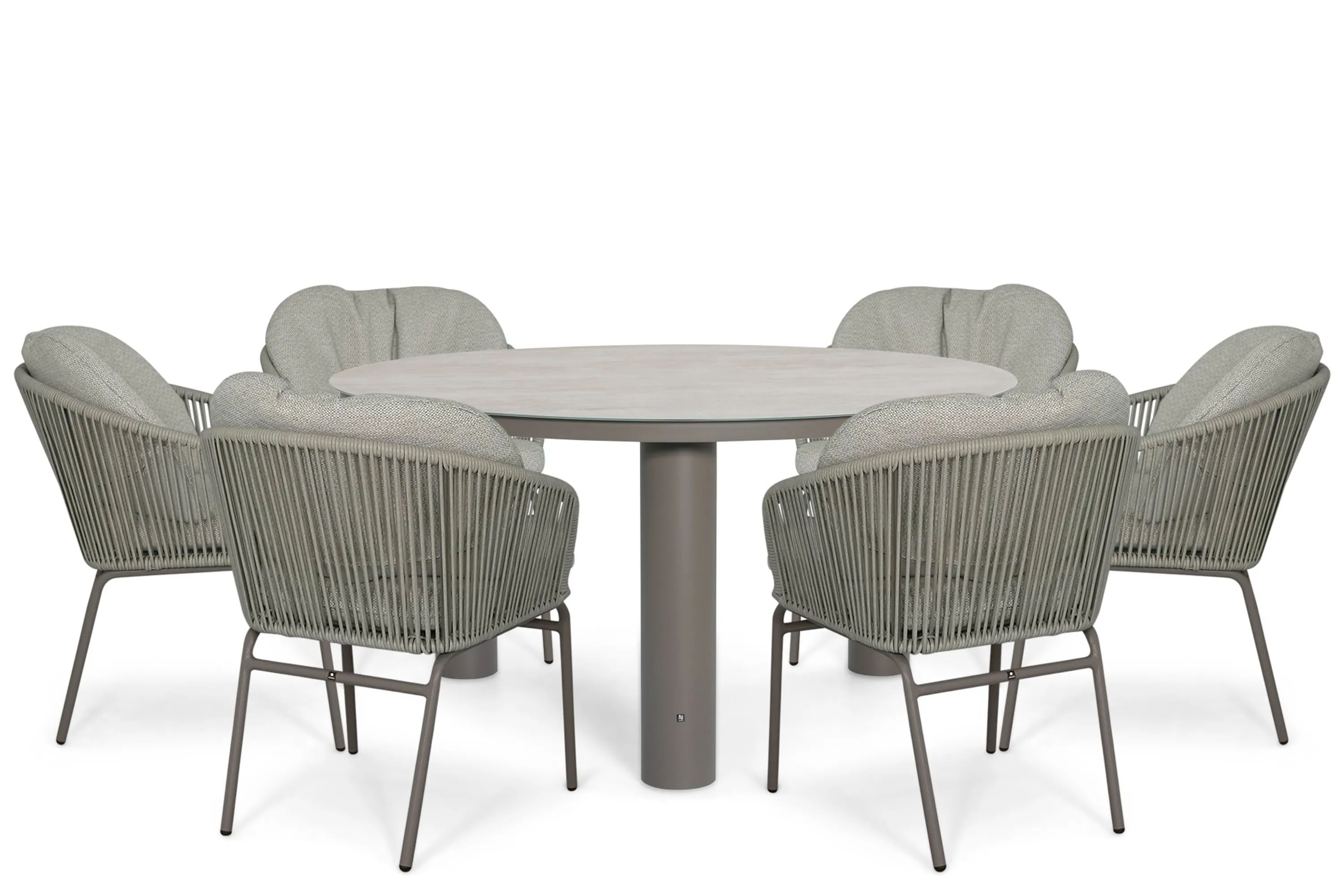 Coco Livo/Arancia 150 cm dining tuinset 7-delig