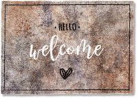 Astra Fluffy Entreemat - Puur & Zacht - Hello Welcome 50 x 70 cm