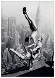 Artopweb TW22254 Acrobati Empire state building decoratieve panelen, multigekleurd, 70 x 100 cm