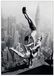 Artopweb TW22254 Acrobati Empire state building decoratieve panelen, multigekleurd, 70 x 100 cm