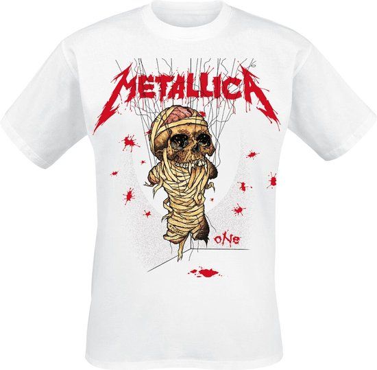 Metallica One Landmine Heren T-shirt - wit - 3XL