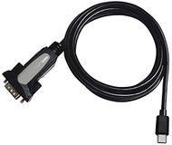PremiumCord Adapter USB-C op RS232, USB C 3.1 stekker naar RS232 stekker, USB 3.1 SuperSpeed, lengte 1,8 m
