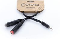 Y-audiokabel Cordial EY 0.3 WGG Y-Adaptor Cable [Mini Jack/2x Jack] 300mm (Black)