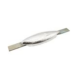 D&W The Motion Corporation 329738 DuW aluminiumanode met laslussen, 1 kg, 231 x 76 x 30 mm,Multi kleuren