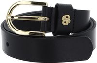 BOSS Leren Riem Scarlet Sz25 Belt W85 Black Zwart