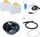 12V évier pour camping-cars, cuisines, buanderies. Lavabo, évier. Convient pour Ford, VW, 32cm, noir, Bus/Camping-car