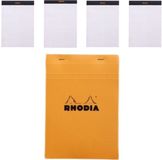 Rhodia Notitieblok - N16 - Ruit - A5 - Oranje - 10 stuks