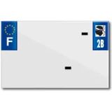 Top Plaq Blanco PVC nummerplaatstrip Top Plaq Dep.2B