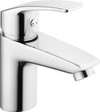 Invena BADLAND MALTA Wastafelmengkraan, kleine mengkraan voor badkamer, zilverkleurig