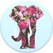 POPSOCKETS Safari Rose Afneembare Grip Met Standfunctie