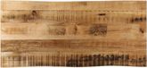 vidaXL Tafelblad met natuurlijke rand 100x40x3,8 cm massief mangohout