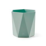 Miquelrius Bureau pennenhouder, Bureau-organizer met soft-touch design, Stevige structuur, Ideaal voor kantoor, bureau of studeerkamer, Opbergruimte voor kantoorbenodigdheden, Kleur groen