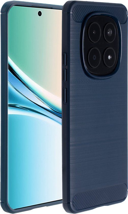 imoshion Hoesje - Geschikt voor Xiaomi Redmi Note 15 (5G) - Brushed Backcover - Donkerblauw