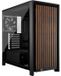 Corsair 4000X RS behuizing, Midi-tower, 4x RS120 ventilatoren, zwart/donkerbruin, ATX