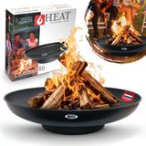 HEAT Outdoor Living Vuurschaal Classic 80 Cm Zwart