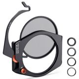 K&F Concept X-PRO vierkante filterhouder met 95mm CPL polarisatiefilter en adapterringen 67-82mm