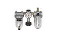 Onderhoudseenheid RIEGLER Onderhoudseenheid 3-delig. »standaard« met polycarbonaat reservoir, BG 3, G 3/4, ingangsdruk max. 16 bar, regelbereik 0,5-10 bar