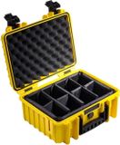 B&W International Type 3000 Outdoor Case incl. vakindeling - geel