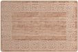 vidaXL - Tapis de couloir - MARSA - Blanc - 100 x 150 cm - Polyester et PVC