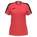 Joma T-shirt femme Academy Corail/Noir XL