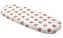 Medi Partners Hoeslaken van mousseline voor kinderwagen 86x40 cm bedlaken voor wieg - 100% katoenen mousseline hoeslaken voor co-sleeper babybedje (Regenboog)