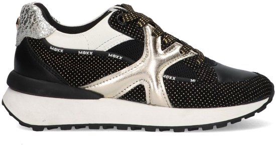 Mexx Juju Jay Sneakers Meisjes - Leren Sneaker - Zwart - Maat 34