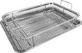 OEM Shenzhen Haorui Industrial Technology Co., Ltd. Roestvrijstalen grillmand voor grill en oven